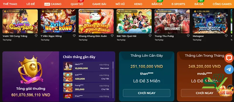 Giao diện SV88 đẹp mắt, dễ sử dụng